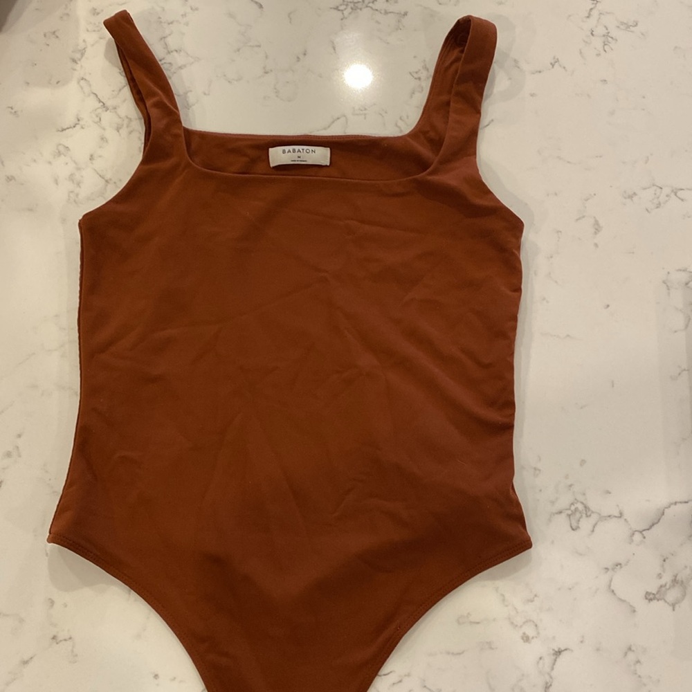 Babaton contour square neck bodysuit
